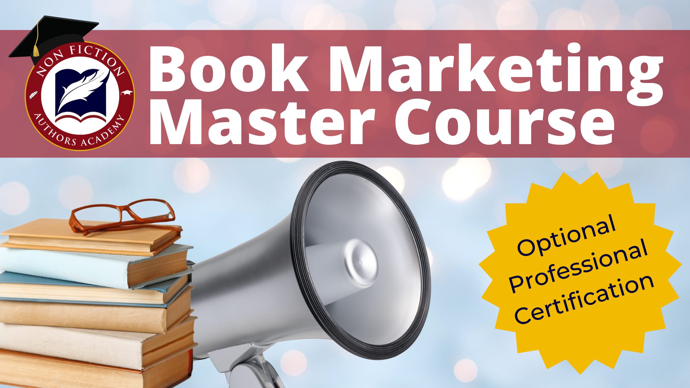 book marketing master course and professional certification program