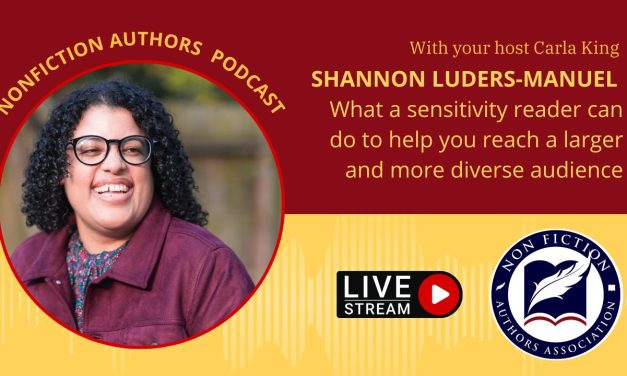 Podcast Interview: Shannon Luders Manuel 09/20/2023 – What a sensitivity reader can do to help you reach a larger and more diverse audience